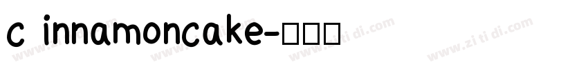c innamoncake字体转换